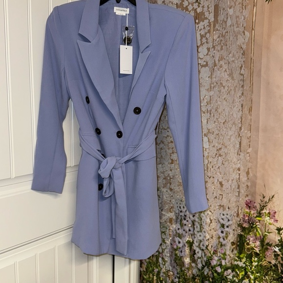 Lovers and Friends Diana Blazer Dress in Periwinkle - Picture 5 of 8